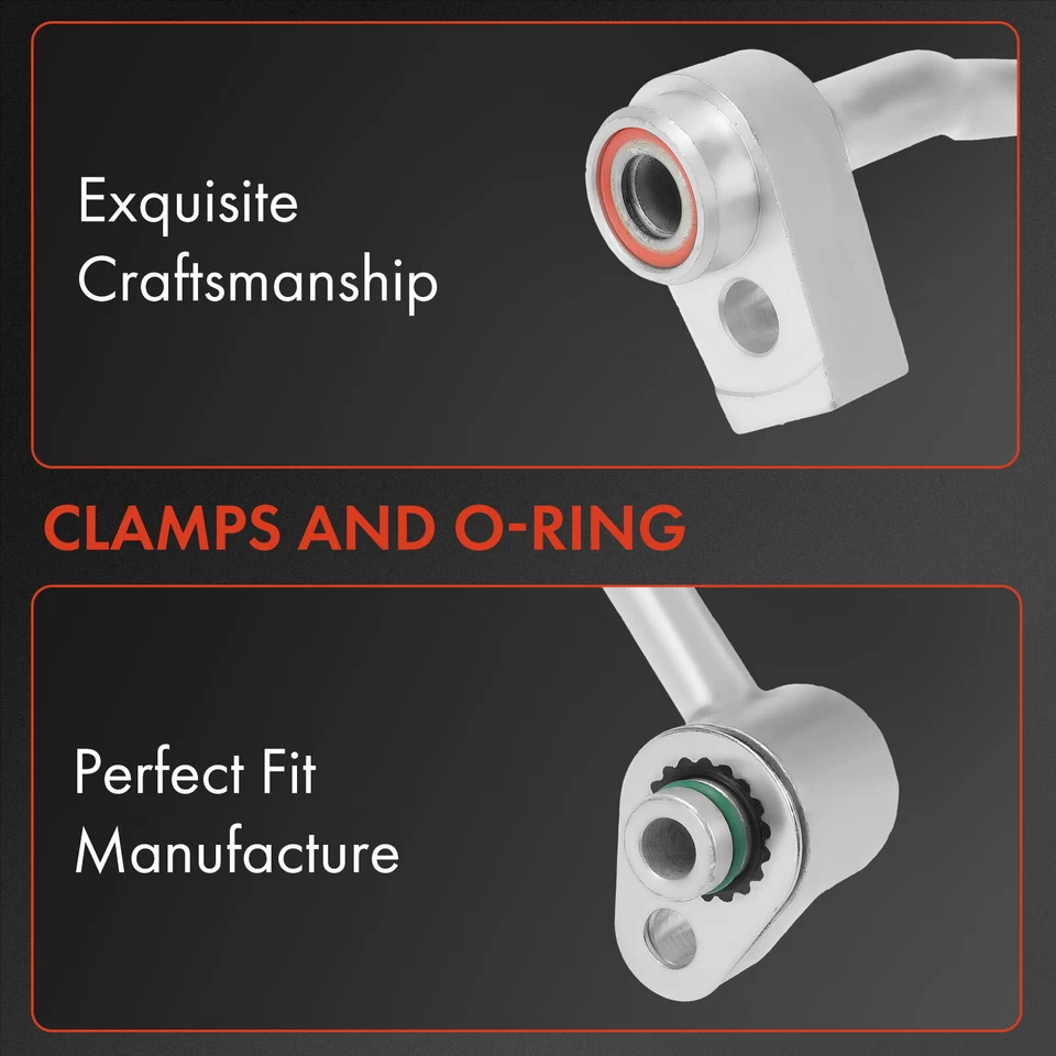 Línea de descarga de aire acondicionado para Ford Transit-150 250 350 2015-2019 tubo de salida del compresor Foto 3 de 4