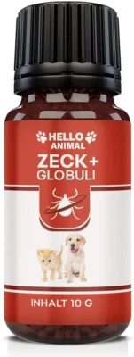 HelloAnimal Anti ZECKEN Globuli für Hunde und Katzen Zeckenschutz Zeckenmittel