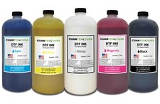 DTF Inks 1Liter for Epson XP600 i3200 heads HJD STS Direct to film MADE IN USA