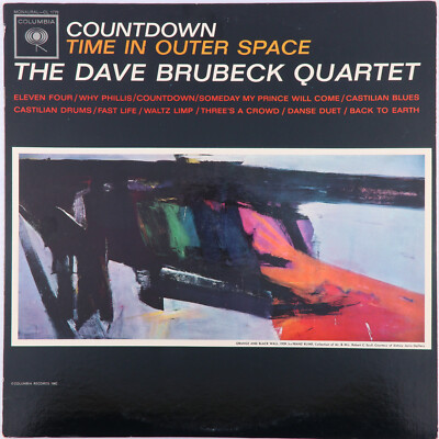 Dave Brubeck Quartet ''Countdown Time In Outer Space'' Mono 12'' LP Record CL 1775