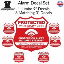 9 Security System Decal 6 Alarm Stickers Auto Alarm Static Decal See Store 9 Security System Decal 6 Alarm Stickers Auto Alarm Static Decal See Store