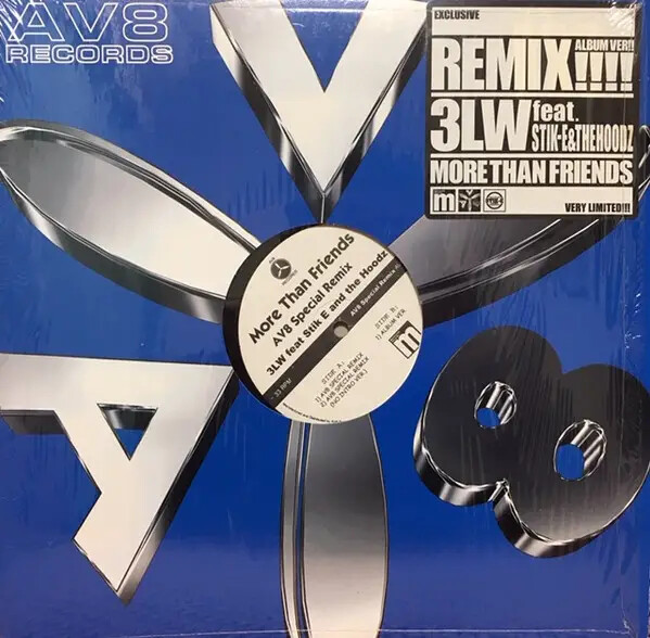3lw More Than Friends LIMITED EDITION Vinyl Single 12inch JAPAN