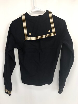 Vintage US Coast Guard Operations Specialist 2nd Class Dress Blue Jumper  Top | eBay