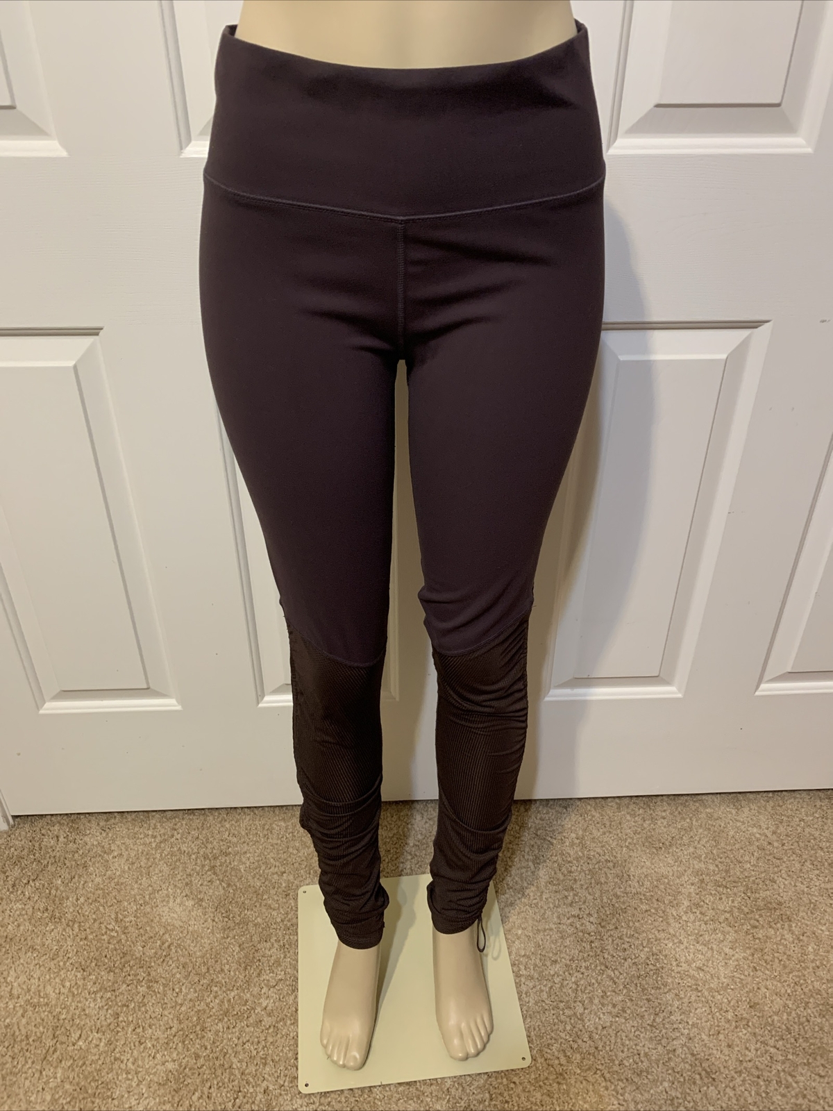 Fabletics High Waisted Leggings Brown Size Medium Raunch Side