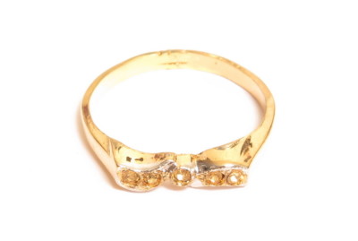 Esposito Vintage ESPO 10K GF Gold Filled Classic Rhinestone 1950