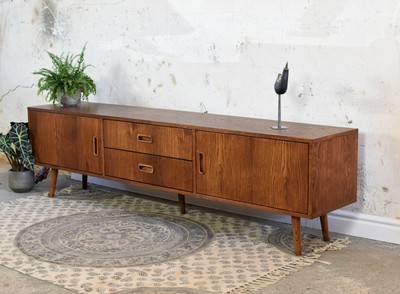 Mid Century 60s Tv Stand Design Retro Sideboard Handmade Media Ebay