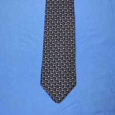 Brooks Brothers Tie All Silk Geometric Pattern Made In USA