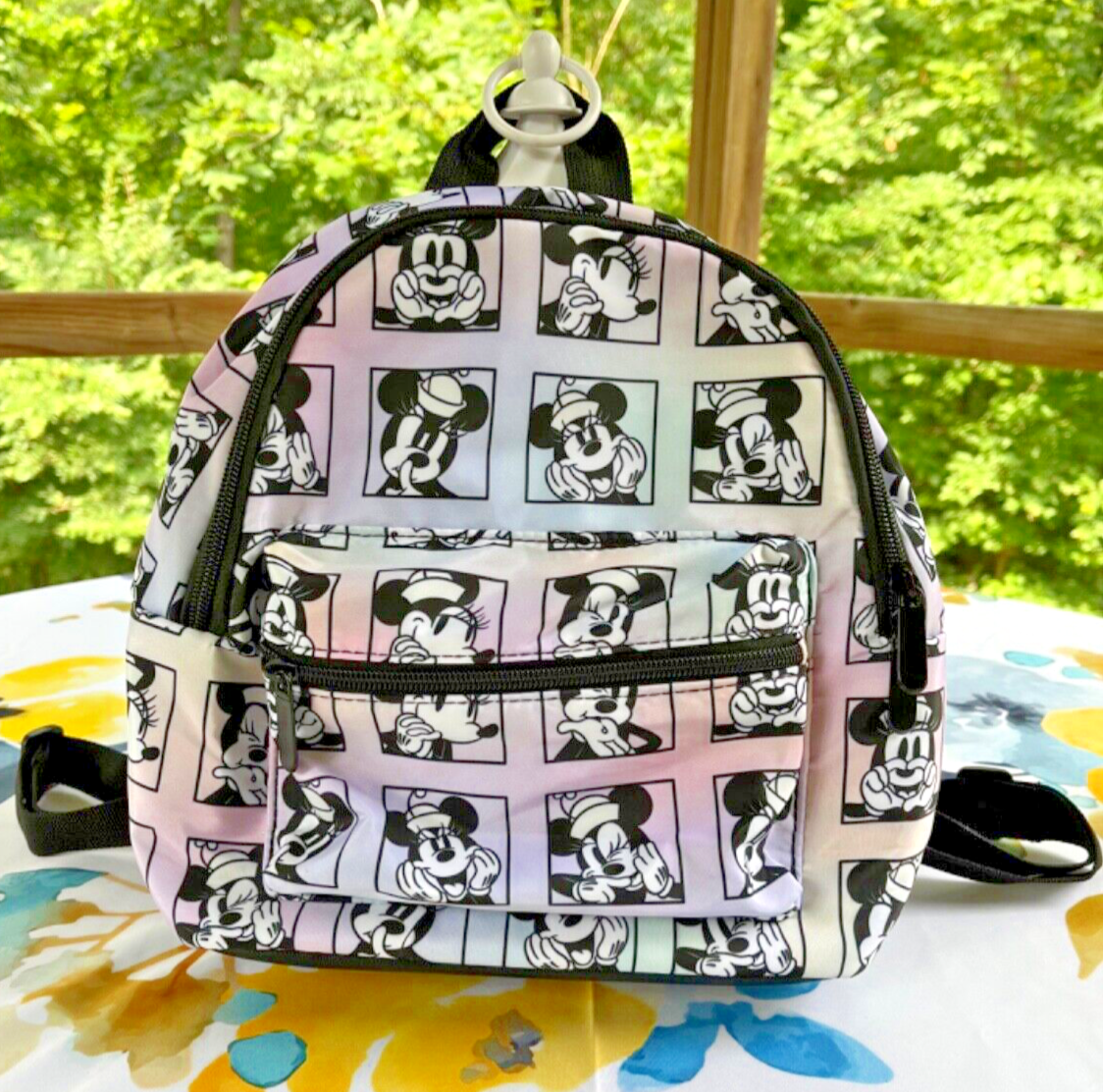 BioWorld Disney Mini Backpack - Squares BioWorld Disney Mini Backpack - Squares - NWT | eBay main image 2