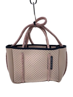 STATE OF ESCAPE Micro bag neoprene pink tote Used | eBay