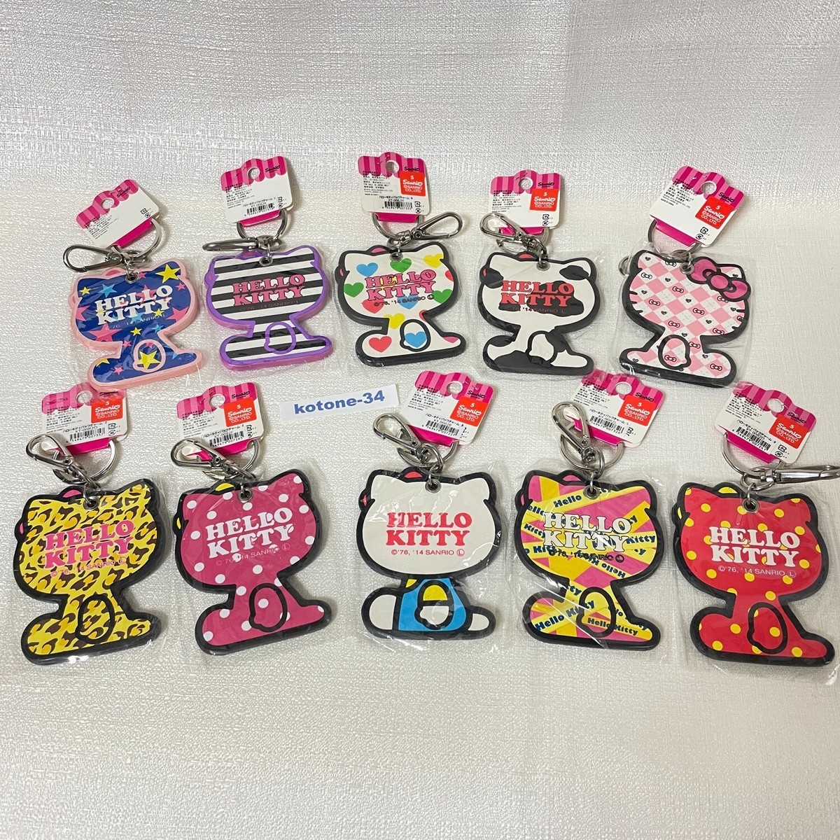 Hello Kitty Bag charm 10 types set Sanrio mascot collection 2014