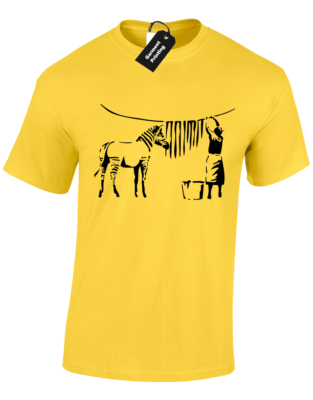 T-shirt Banksy Zebra Graffiti Art De Rue - Coupe Ample XXL/XXXL - Neuf Avec étiquettes