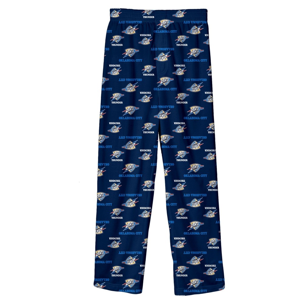 Outerstuff NBA Youth Boys (4-20) Oklahoma City Thunder Team Logo Lounge Pants