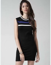 Forever 21 Black Jersey Dress in Juniors Size Medium 7/9 Women’s Sz Small