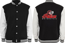 Collegejacke - Indian Motorcyle Indianer Biker ( Sprüche / Lustig / Fun / Spaß )