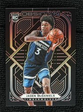 2020-21 Panini Obsidian Electric Etch Red 1/5 Jaden McDaniels #172 1g6j
