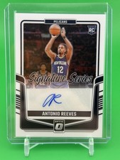 2024-25 Panini Donruss Optic - Signature Series Antonio Reeves, #SS-RES AU, RC