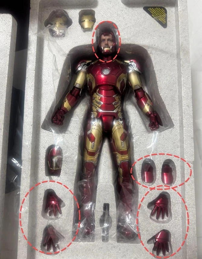 [ЗАПАС США] Avengers Ultron Iron Man Mk XLIII Хорошее состояние товара причина - Изображение 3 из 4