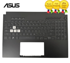 New For ASUS TUF Gaming A15 F15 FX507 FA507 FX507Z Palmrest Keyboard Backlit US