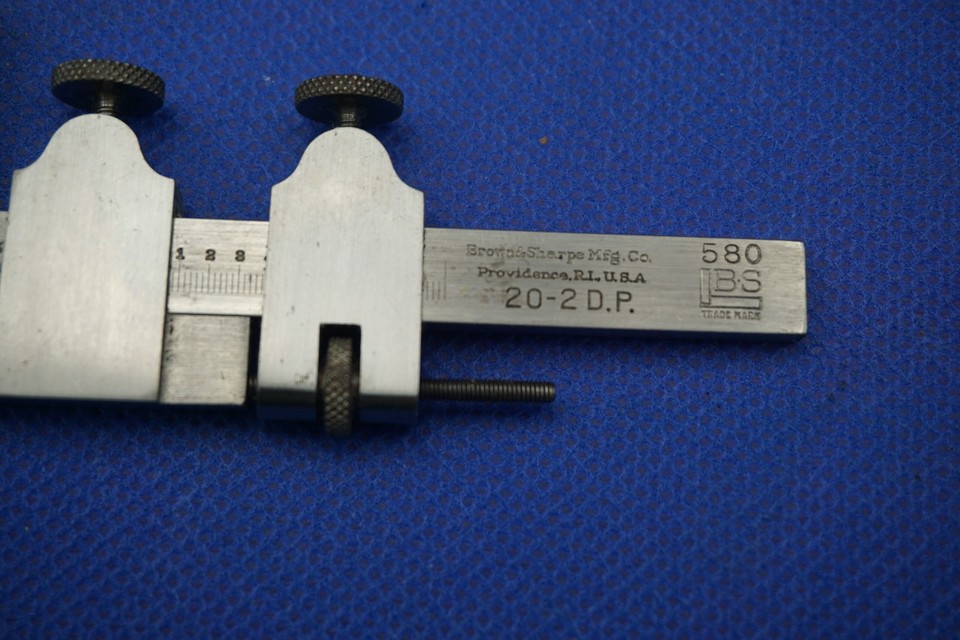 Brown & Sharpe 580 20-2 DP Gear Tooth Vernier Caliper USA Made ...