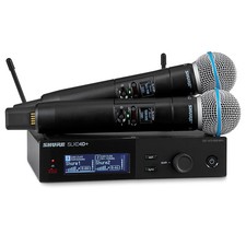 Shure SLXD24D /B58 Digital Wireless Dual Handheld Microphone System - Band G57