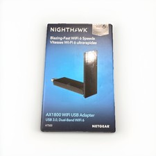 NETGEAR Nighthawk AX1800 WiFi 6 Dual-Band USB 3.0 Adapter 1800 Mbps WPA3 PC