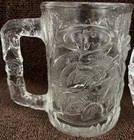 Vintage 1995 McDonald's Batman & Robin Clear Glass Mugs Batman Forever Set Of 2 — photo 7