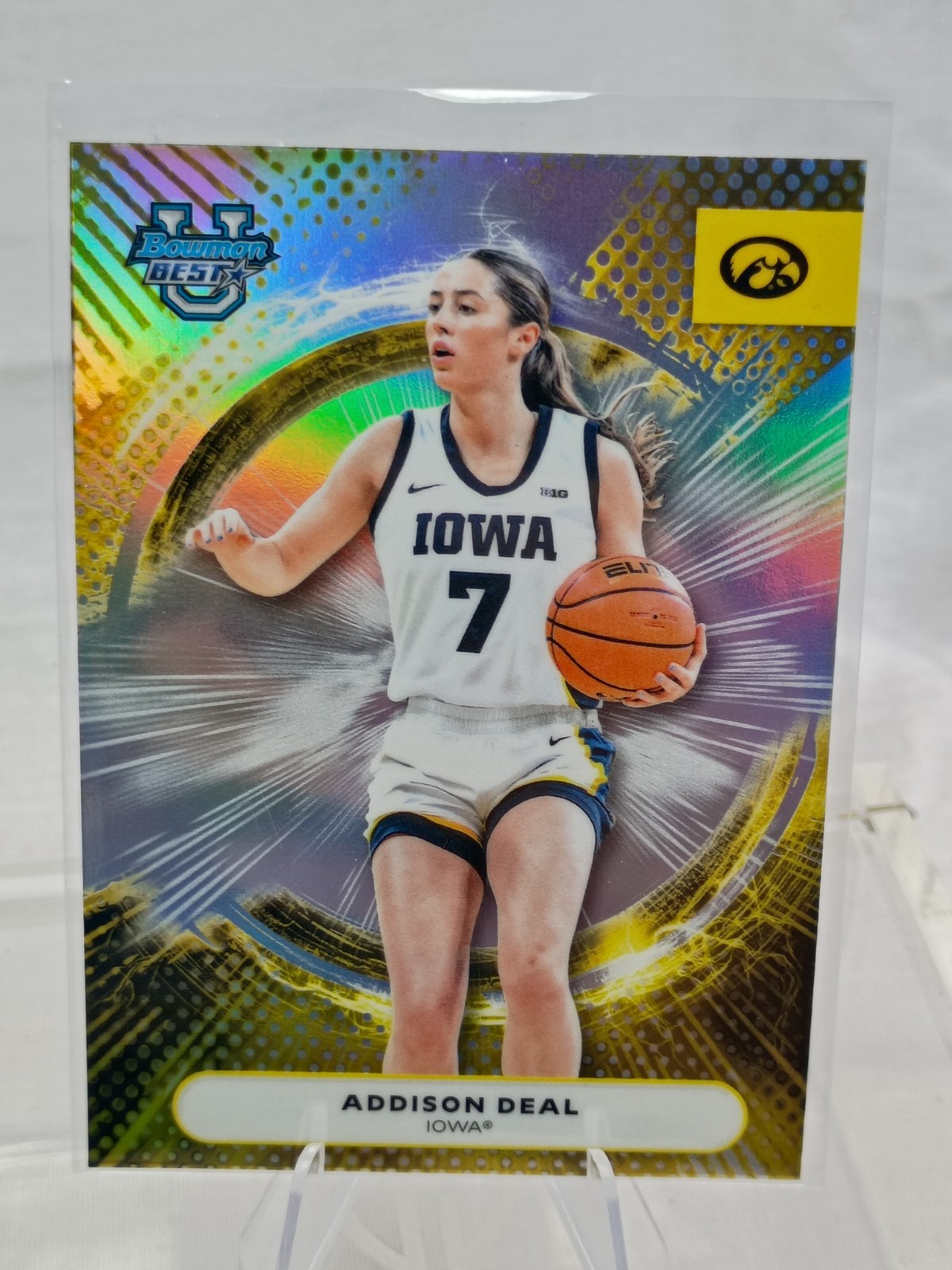 2025-26 Bowman Best U - Addison Deal #58 Refractor (RC) Wisconsin Badgers
