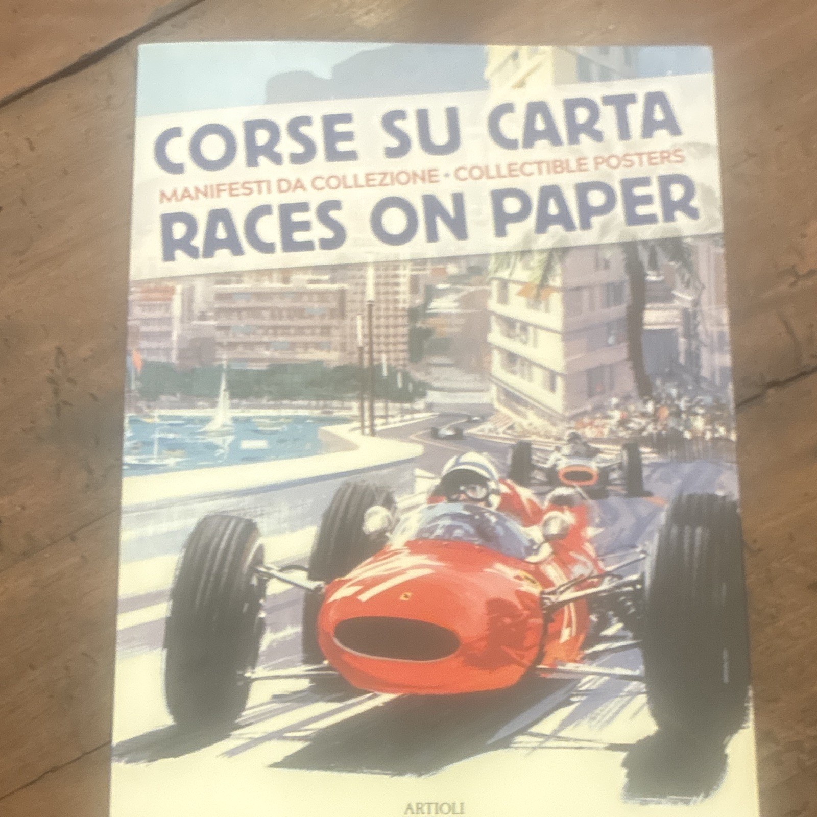 Corse su carta / Races on Paper libro manifesti da collezione