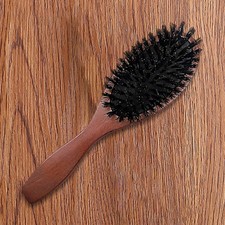 Boar Bristle Hair Brush for Women Men Kid Soft Natural Hair Brushes with Wooden