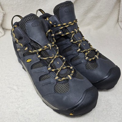 KEEN Utility Mid Steel Toe Mens 14EE Black Waterproof Work Boots NEW