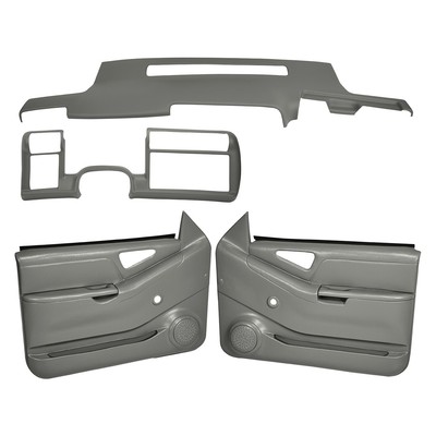 For Chevy S10 94-97 Coverlay Medium Gray Interior Combo Kit No Power Windows