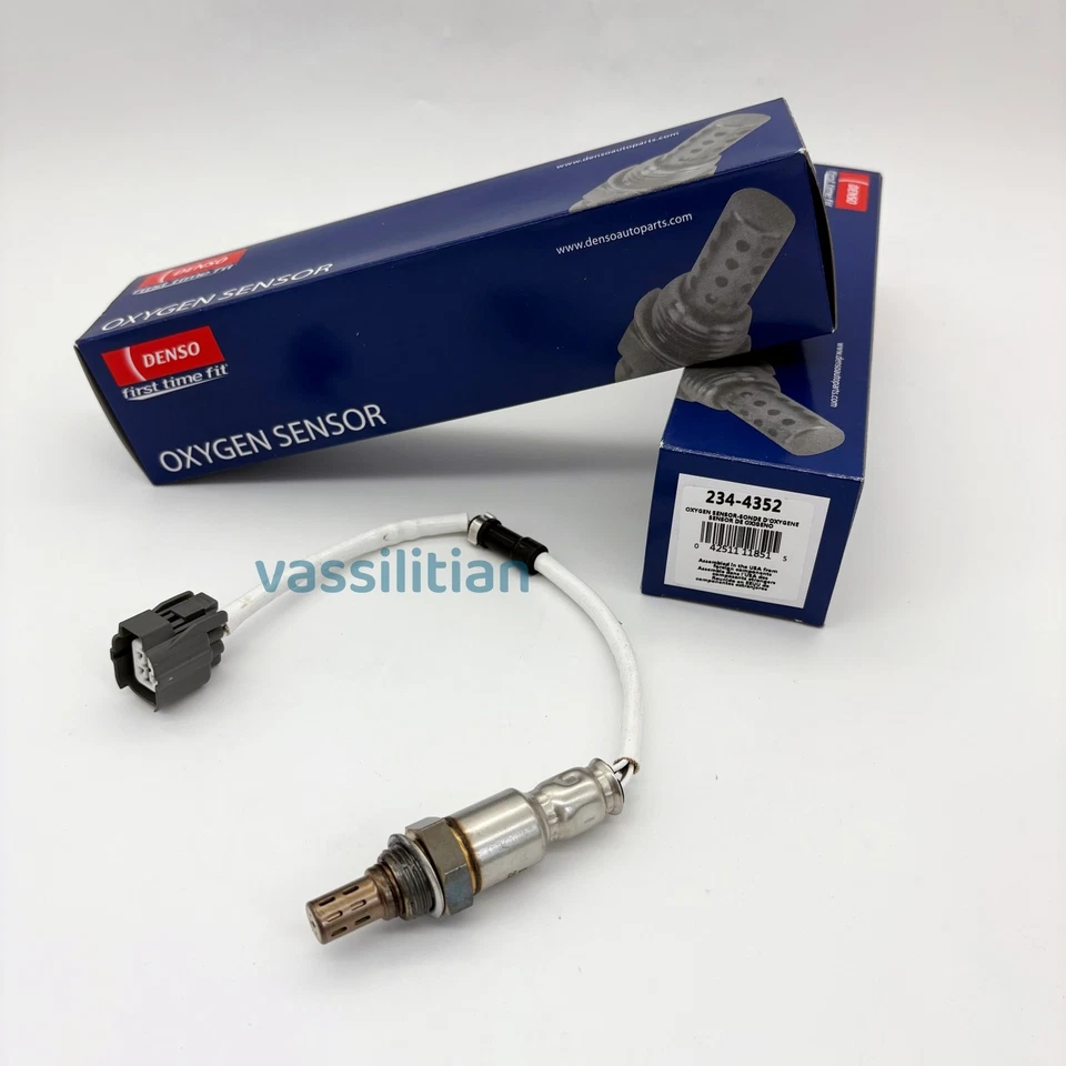 2* DENSO Oxygen O2 Sensor 234-4352 Up & Down For 05-06 Honda CR-V 2.4L NEW - Image 2 of 4