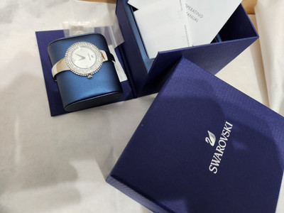 Swarovski 5483853 Crystal Rose Stainless Steel Silver Ladies Watch