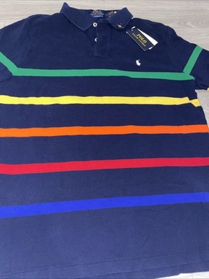 Polo Ralph Lauren Striped Cotton Multicolor Black Vintage Classic