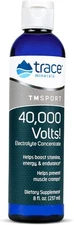 Trace Minerals | 40,000 Volts Liquid Electrolyte Concentrace Drops | Supports No