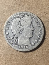 1916 Barber Quarter - As Shown! (#1871)