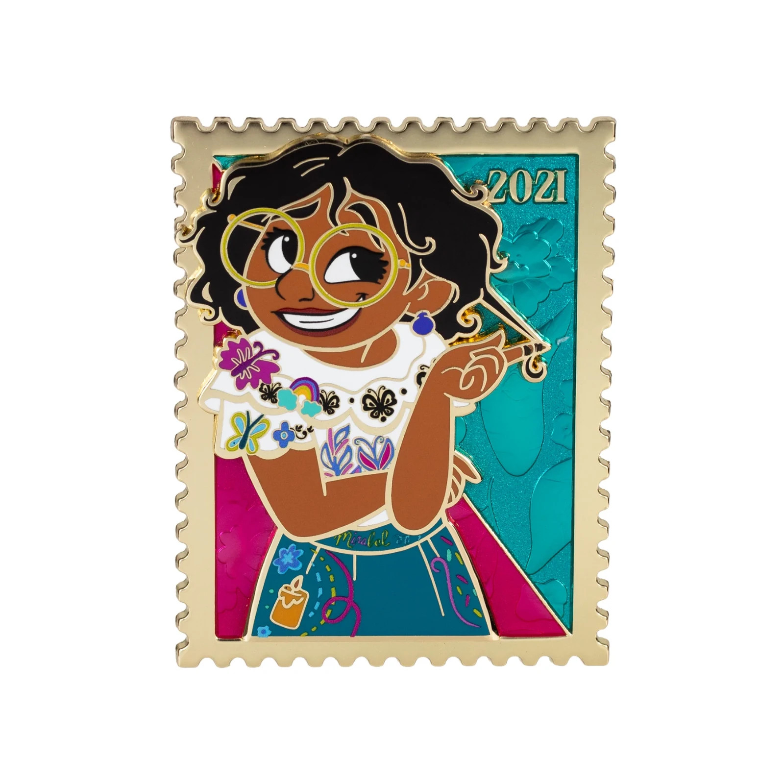 PALM Disney Royal Stamp Encanto Mirabel Collectible Pin LE 400🎊New Sealed Wave