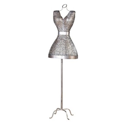 Schneiderpuppe Schneiderbüste Büste PURLEY Design silber 155cm