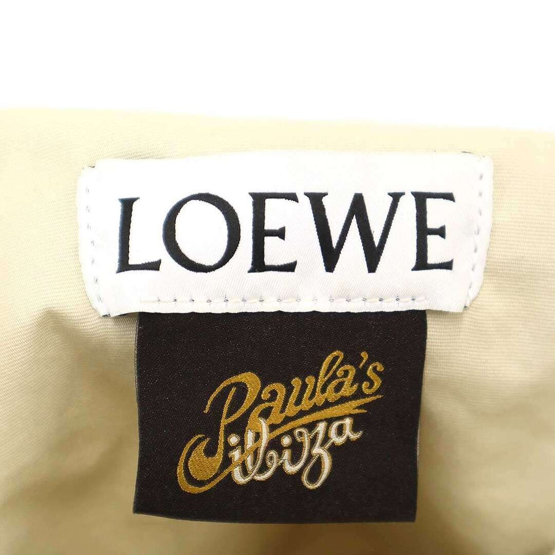 LOEWE Paula's Ibiza ロエベ パウラズ・イビザ Anagram Bird Print Nylon Tote Bag Used MESC-0 image 5