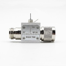 0.01-3GHz 3A High Current Bias Tee 50V RF DC Block 50ohms RF Coaxial Feed N-Type