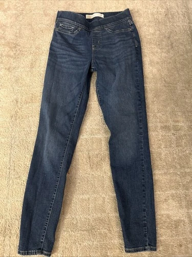 Signature Levi Strauss Gold Totally Shaping Pull On Skinny Jeggings Women 6Long