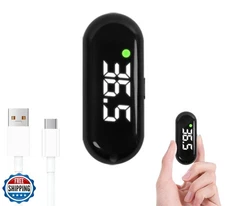 Rechargeable Medical Forehead Thermometer for Adults and Children Black Non-C