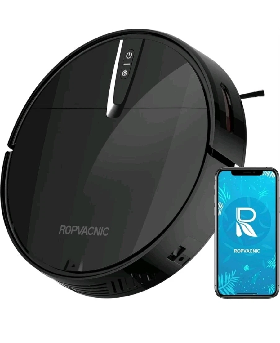 ROPVACNIC A1 Robot Vacuum Cleaner with 3000Pa Cyclone Suction, APP/Voice/Remote
Opens in a new windo