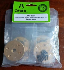 Axial Portal Cvr & Wghts Brass122.4g34.6g ea AF16P AXP8 AXI-2201