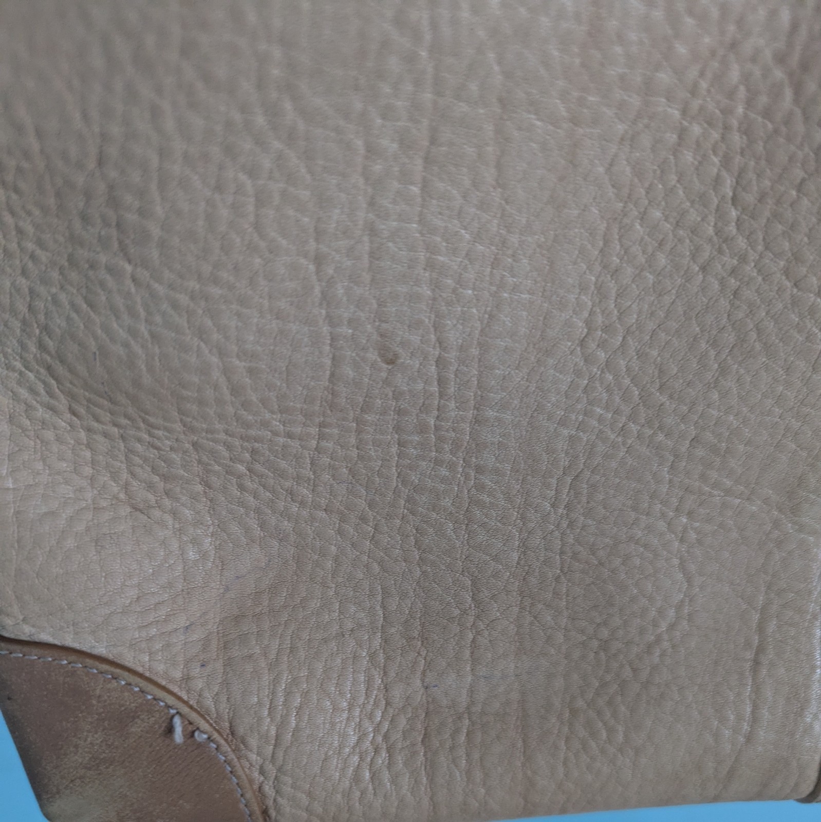 Authenticated Coach Hampton Beechnut Tan Pebbled … - image 13