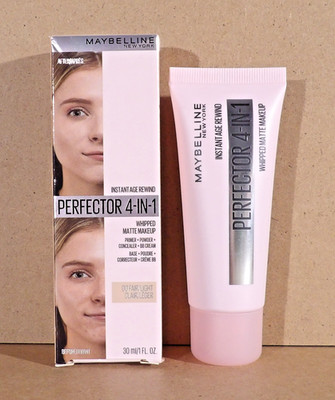Maybelline Instant Age Rewind Perfector 4-in-1 Matte Makeup 00 Fair-Light SEALED