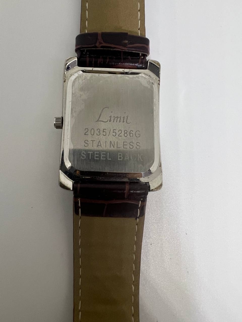 Limit Watch Gift Set Rectangular Roman Dial Brown… - image 9