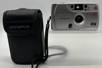 Olympus Trip AF 60 Point&Shoot 35mm Camera 28mm Olympus Lens Case