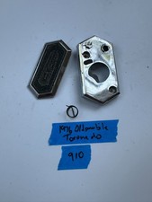 1976 Oldsmobile Toronado Trunk Lock Cover Emblem 910 Broken 1976 Oldsmobile Toronado Trunk Lock Cover Emblem 910 Broken