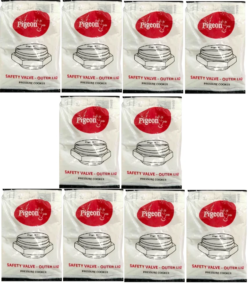 10 Pack Pigeon Pressure Cooker Safety Valves Aluminum Replacement